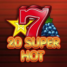 20 Super Hot slot logo by Amusnet Interactive at SlotsPalace Casino