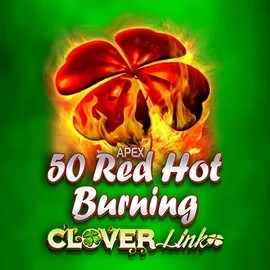 Official Slots logo: 50 Red Hot Burning Clover Links by Novomatic at SlotsPalace Casino