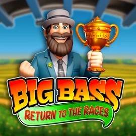 Big Bass Return to the Races slot visual from Pragmatic Play available on slotpalaces.gr