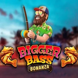 Bigger Bass Bonanza slot visual from Pragmatic Play available on slotpalaces.gr