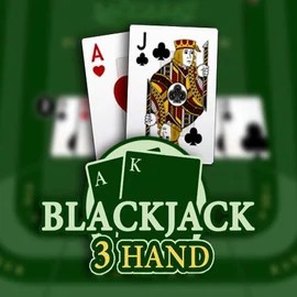 Blackjack 3H (Habanero) slot logo by Habanero at SlotsPalace Casino