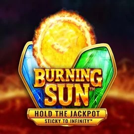 Burning Sun slot logo by Wazdan at SlotsPalace Casino