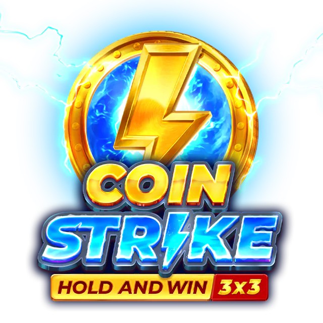 Coin Strike: Hold and Win online game logo by Playson on slotpalaces.gr