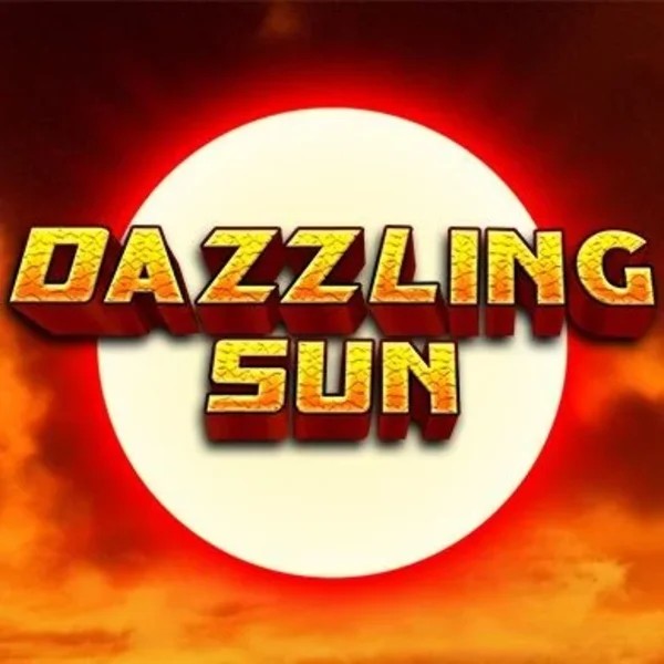 Dazzling Sun slot logo by Win Studios at SlotsPalace Casino