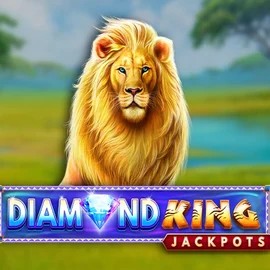 Official Jackpots logo: Diamond King Jackpots by SpinPlay Games at SlotsPalace Casino