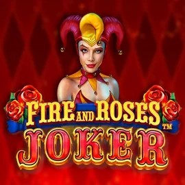 Fire and Roses Joker logo by Triple Edge Studios at SlotsPalace Casino