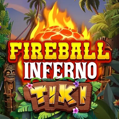 Fireball Inferno Tiki by NetEnt, showcased at slotpalaces.gr – game logo
