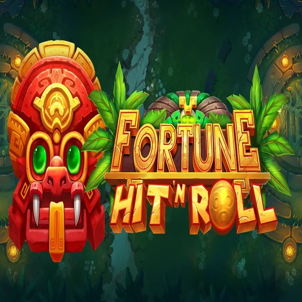 Fortune Hit'n Roll slot logo by Pragmatic Play at SlotsPalace Casino