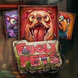 Fugly Pets slot logo by Stakelogic at SlotsPalace Casino