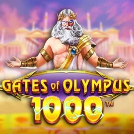 Gates of Olympus 1000 logo by Pragmatic Play at SlotsPalace Casino