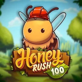 Honey Rush 100 online game logo by Play’n GO on slotpalaces.gr