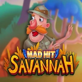 Mad Hit Savannah game by RubyPlay – logo hosted on SlotsPalace Casino