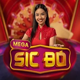 Mega Sic Bo online game logo by Pragmatic Play on slotpalaces.gr