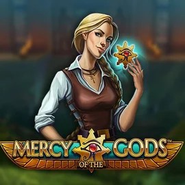 Mercy Of The Gods slot logo by NetEnt at SlotsPalace Casino