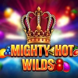 Mighty Hot Wilds online game logo by Inspired Gaming on slotpalaces.gr