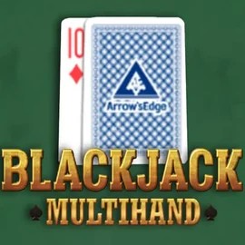 Multihand Blackjack online game logo by Pragmatic Play on slotpalaces.gr