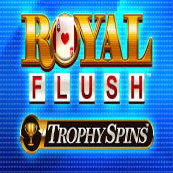 Royal Flush Trophy Spins game by Greentube – logo hosted on SlotsPalace Casino