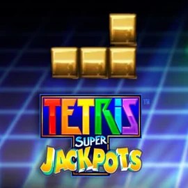 Tetris Super Jackpots logo by WMS at SlotsPalace Casino