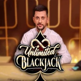 Unlimited Blackjack logo by Ezugi SlotsPalace Casino