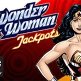 Wonder Woman Jackpots slot logo by Amaya at SlotsPalace Casino